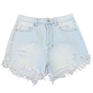 Wild Fable Blue Distressed Jean Shorts Woman’s Size 8